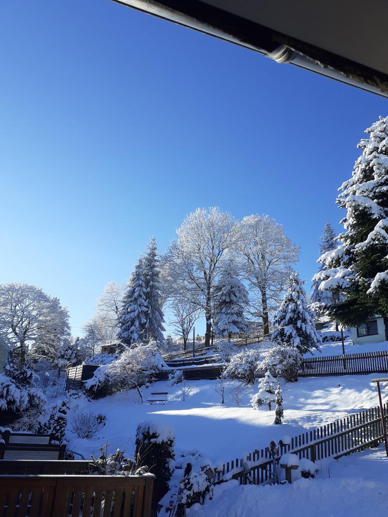 Blick aus der Ferienwohnung